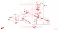 MAITRE CYLINDRE DE FREIN ARRIERE pour Honda ADV 150 ABS de 2021