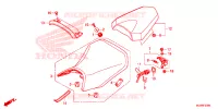 SELLE pour Honda CB 500 F de 2017