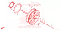 ROUE AVANT pour Honda CB 500 F de 2021