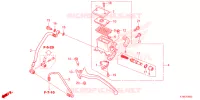 MAITRE CYLINDRE DE FREIN ARRIERE pour Honda FORZA 350 VOICE CONTROL TOP BOX de 2025