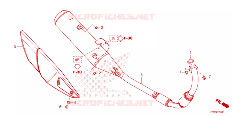 SILENCIEUX D'ECHAPPEMENT Honda MOTO 160 CG 2025  CG160EDCS
