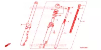 FOURCHE pour Honda CG 125 CARGO de 2004