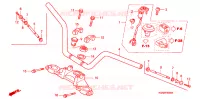 GUIDON   TE DE FOURCHE pour Honda CG 125 CARGO de 2004