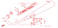 SILENCIEUX D'ECHAPPEMENT pour Honda CG 125 CARGO de 2004