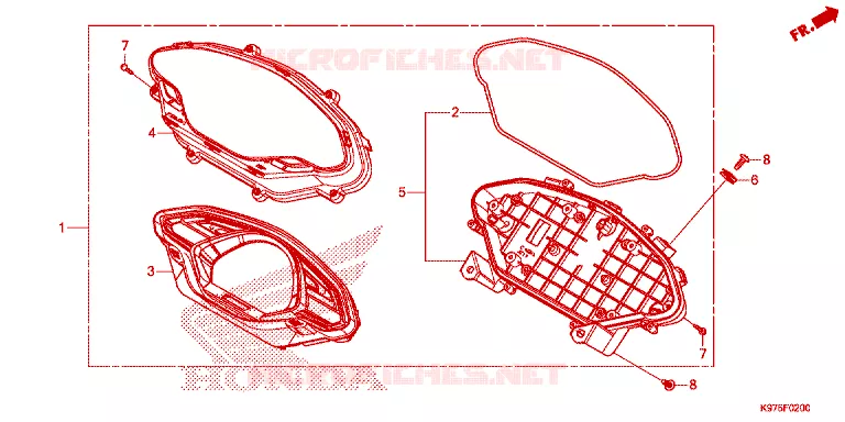 COMPTEUR Honda SCOOTER 150 PCX 2021  WW150M