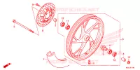 ROUE AVANT pour Honda CG 160 TITAN S de 2020