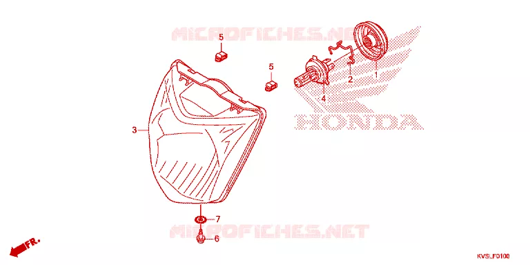 PHARE Honda MOTO 160 CG 2021  CG160ESL