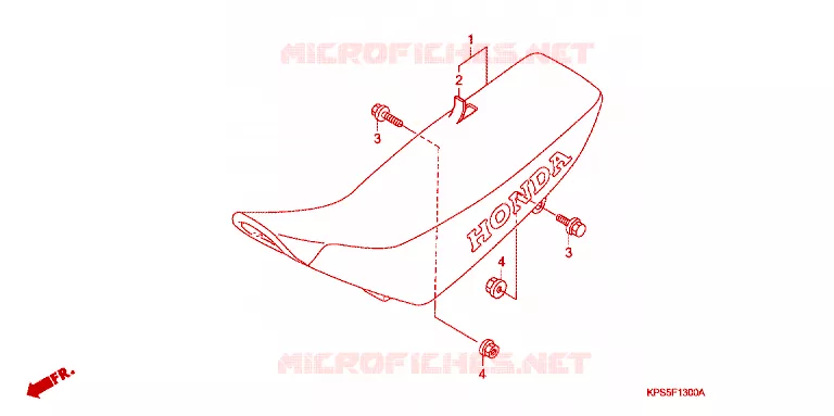 SELLE Honda MOTO 230 CRF 2014  CRF230FC