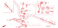 GUIDON pour Honda CG 125 FAN 2LA de 2005