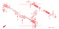 REPOSE PIED pour Honda CG 125 FAN 2LA de 2005