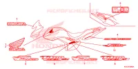 AUTOCOLLANTS pour Honda CG 150 TITAN FREIO A DISCO DIANTEIRO 6BR de 2013