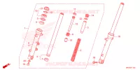 FOURCHE pour Honda NC 750 X DCT de 2024
