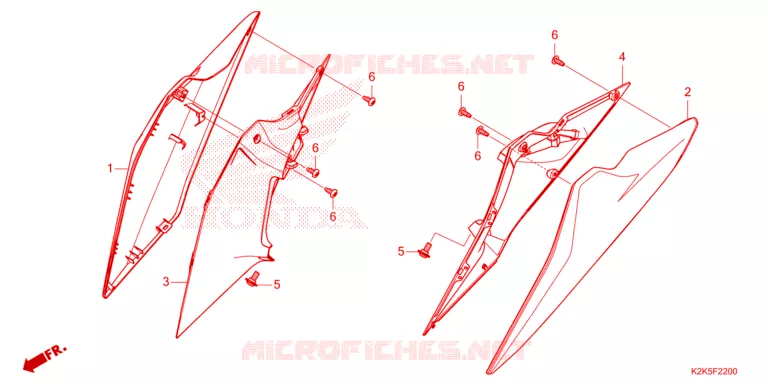 OUIES DE RADIATEUR Honda MOTO 300 CB 2023  MC300CP