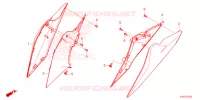 OUIES DE RADIATEUR pour Honda CB 300 TWISTER ABS de 2023