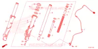 FOURCHE pour Honda PCX 160 CBS de 2023