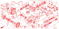 ENGRENAGE FINAL AVANT pour Honda FOURTRAX 420 RANCHER 4X4 de 2017