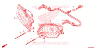 PHARE pour Honda FOURTRAX 420 RANCHER 4X4 de 2017