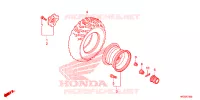 ROUE ARRIERE pour Honda FOURTRAX 420 RANCHER 4X4 de 2017