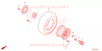 ROUE AVANT pour Honda FOURTRAX 520 FOREMAN 4X4 EPS NZ de 2024