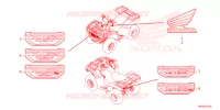 AUTOCOLLANTS pour Honda FOURTRAX 520 FOREMAN 4X4 ES PS 4ED de 2024