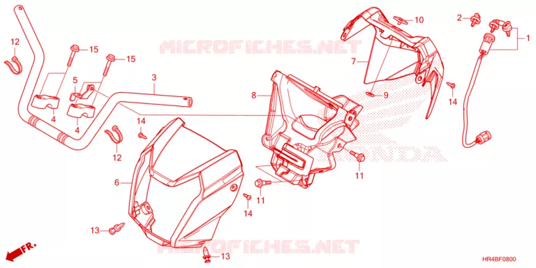 GUIDON Honda ATV 520 FOURTRAX 2025  TRX520FM1S
