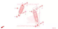 AMORTISSEUR AVANT pour Honda FOURTRAX 520 FOREMAN 4X4 EPS de 2025