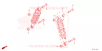 AMORTISSEUR AVANT pour Honda FOURTRAX 420 RANCHER 4X4 AT IRS EPS ESP ED de 2024