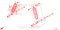 AMORTISSEUR ARRIERE pour Honda FOURTRAX 520 FOREMAN RUBICON 4X4 EPS de 2023