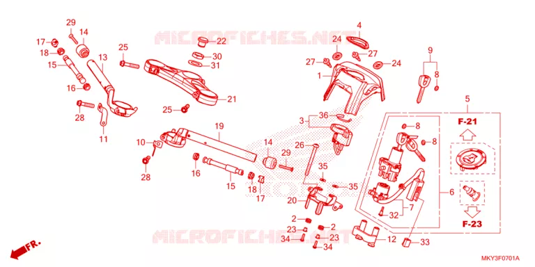 GUIDON Honda MOTO 650 CBR 2023  CBR650RAP