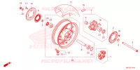 ROUE ARRIERE pour Honda FORZA 750 de 2025