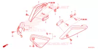 COUVERCLE LATERAL DE FILTRE A AIR pour Honda REBEL 1100 DCT de 2025