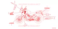 AUTOCOLLANTS pour Honda NX 500 de 2025