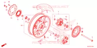 ROUE ARRIERE pour Honda NX 500 de 2025