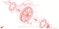 ROUE AVANT pour Honda NX 500 de 2025