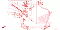 MAITRE CYLINDRE DE FREIN AVANT pour Honda XR 650 L de 2025