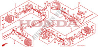 CLIGNOTANT(1) pour Honda XLS 125, KM/H de 1979