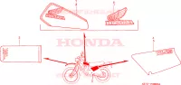 EMBLEME pour Honda XLS 125 de 1983