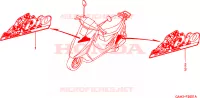 MARQUE(2) pour Honda 50 DIO de 1993