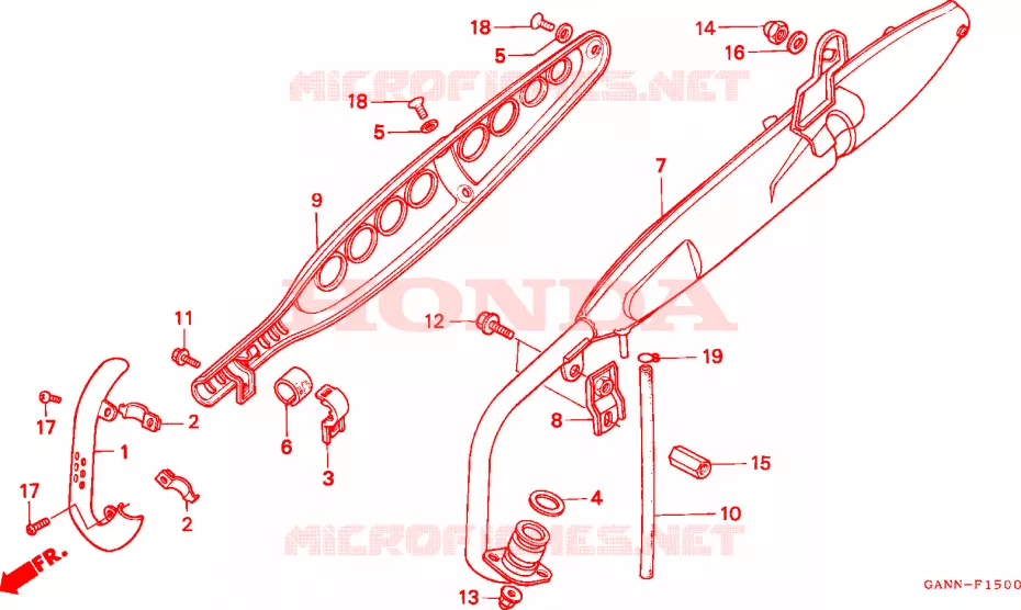 SILENCIEUX D'ECHAPPEMENT Honda MOTO 50 DAX 1996  ST50T