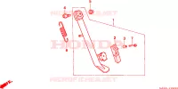 BEQUILLE pour Honda NSR 75 de 1999