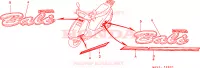 MARQUE(2) pour Honda BALI 50 de 1996