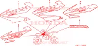 AUTOCOLLANTS pour Honda CR 85 R BIG WHEELS de 2004