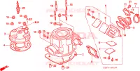 CULASSE  pour Honda CR 85 R BIG WHEELS de 2006