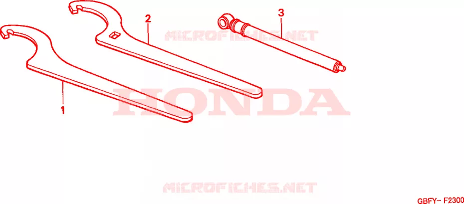 OUTIL Honda MOTO 80 CR 2001  CR80RB1