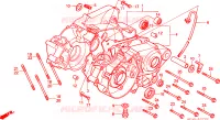 CARTER MOTEUR pour Honda CR 80 R de 1988