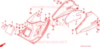 CARENAGES ARRIERE pour Honda LEAD 80 de 1992