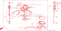 CARBURATEUR pour Honda LEAD 80 de 1994