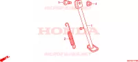 BEQUILLE pour Honda CRF 70 de 2006