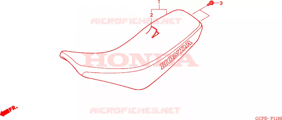 SELLE Honda MOTO 70 CRF 2005  CRF70F5