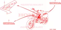 MARQUE(XR70R3) pour Honda XR 70 de 2003